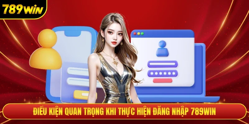 Điều kiện quan trọng khi thực hiện đăng nhập 789win